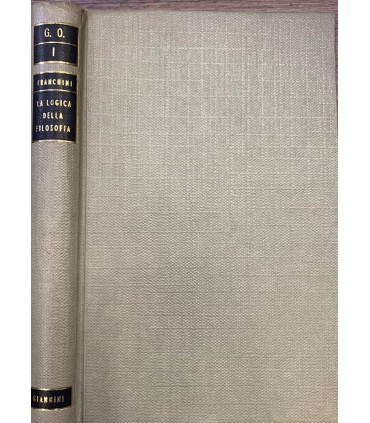 La logica della filosofia